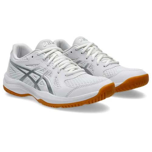Asics Upcourt 6 1072A107-100 Sneaker Women's US 9 White Volleyball Shoes VER1223