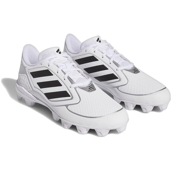Adidas Purehustle 3 Mid IG7139 Womens US 5.5 White Black Softball Cleats HTAT439