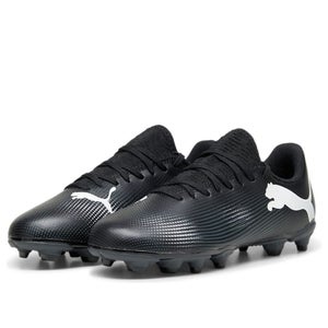 Puma Future 7 Play 107734-02 Kids 11 Black FG/AG Lace Up Soccer Cleats HTAT379