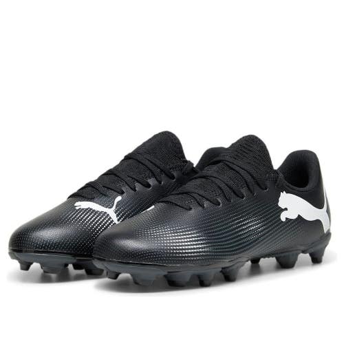 Puma Future 7 Play 107734-02 Kids 11 Black FG/AG Lace Up Soccer Cleats HTAT379