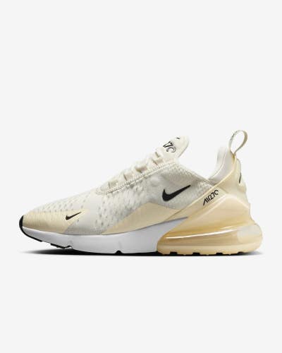 Nike Air Max 270 AH6789-124 Sneaker Women 8 Coconut Milk Lifestyle Shoes RHS7520