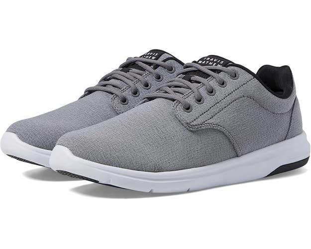 TravisMathew The Daily 2.0 Sneakers Men's US 10 Gray Woven Walking Shoes VER1226