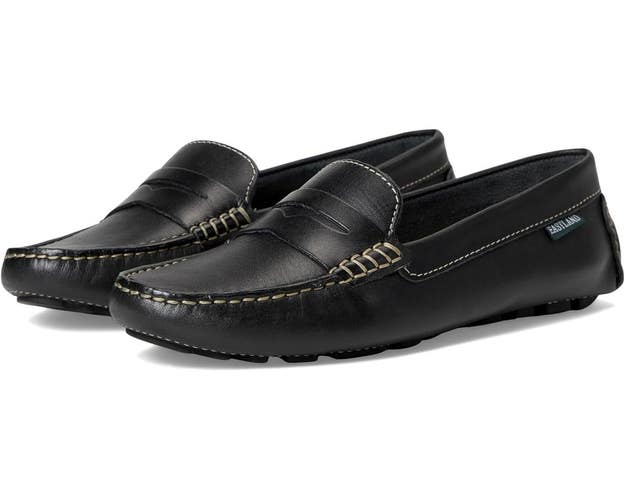 Eastland Patricia Penny Loafer Women's US 8 Black Leather Comfort Shoes HAWK2280