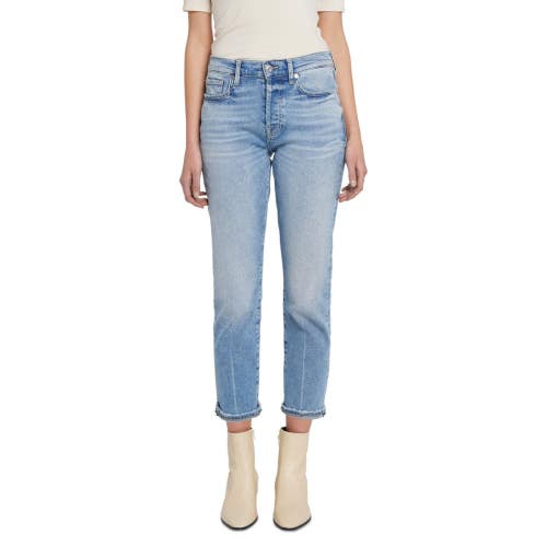 7 For All Mankind Josefina Crop Jeans Womens 23 Blue High Rise Slim Fit JDM2726