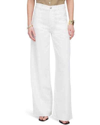 Madewell Superwide Jeans Womens 27 Tile White Denim Regular Fit Wide Leg JDM2382