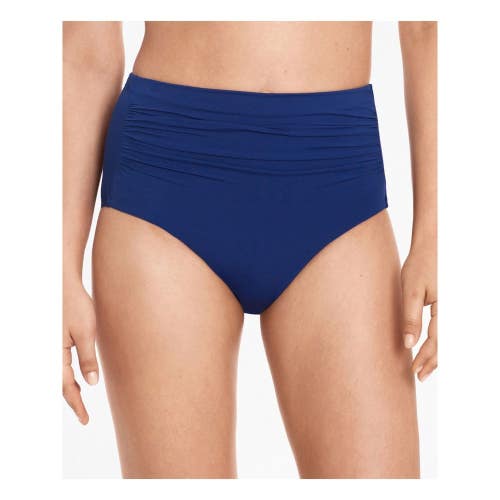 Lauren Ralph Lauren Beach Club Bikini Bottom Women's 12 Blue High-Waist JDM2392