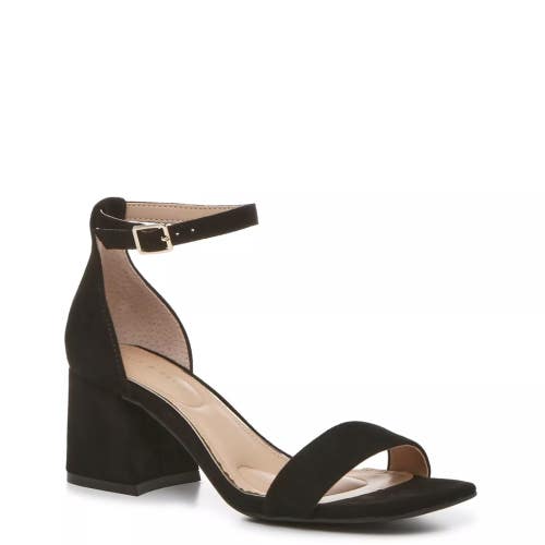 Kelly & Katie Marybel Evening Sandals Women's US 10 Black Block Heel HAWK2292