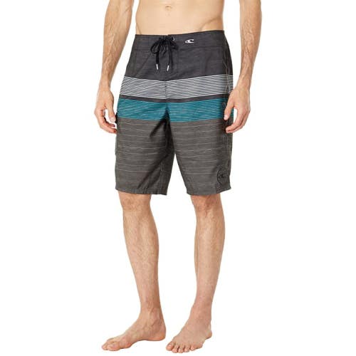 O'Neill Santa Cruz Printed Board Shorts Men 40 Multicolor Swimwear Beach JDM2394