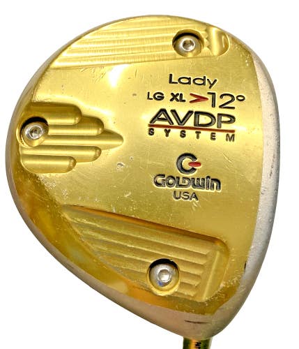 Goldwin Lady LG XL AVDP Driver 12* Women's RH Ladies Graphite 44" New Grip HC
