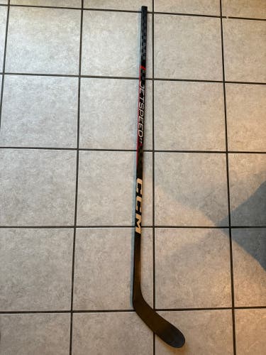 Senior CCM JetSpeed FT6 Left Hand Hockey Stick P28 75 Flex (Used)