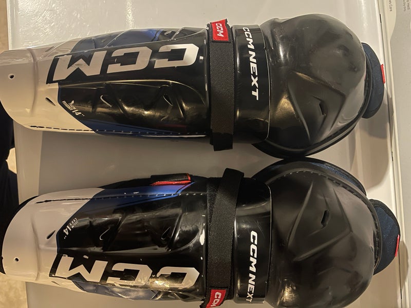 Senior CCM Next 14" Shin Pads (Used)