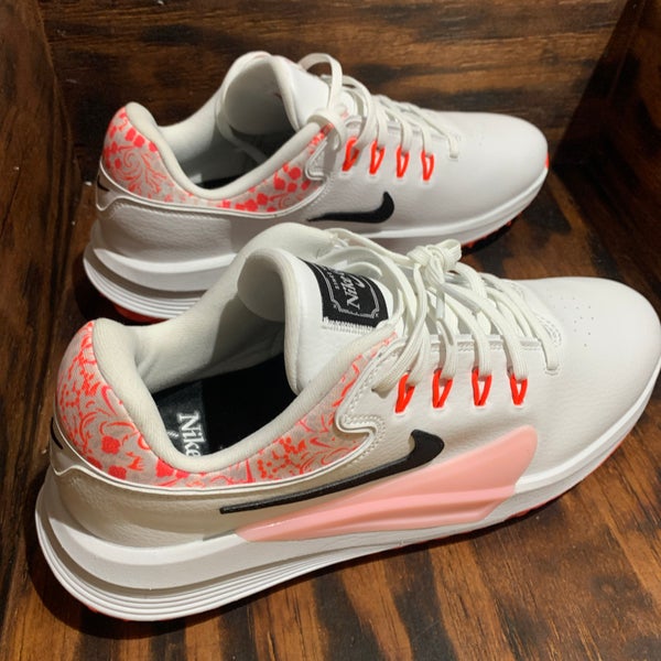 Nike Victory Pro 4 Golf Shoes 2025 White Pink Bloom  display picture 1