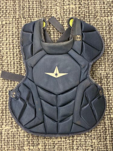 Blue Intermediate All Star System 7 Catcher's Chest Protector (Used)