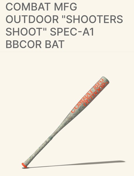 2026 Combat MFG Spec A1 Alloy BBCOR Certified Bat (-3) 30 oz 33" (New) Hunters Edition