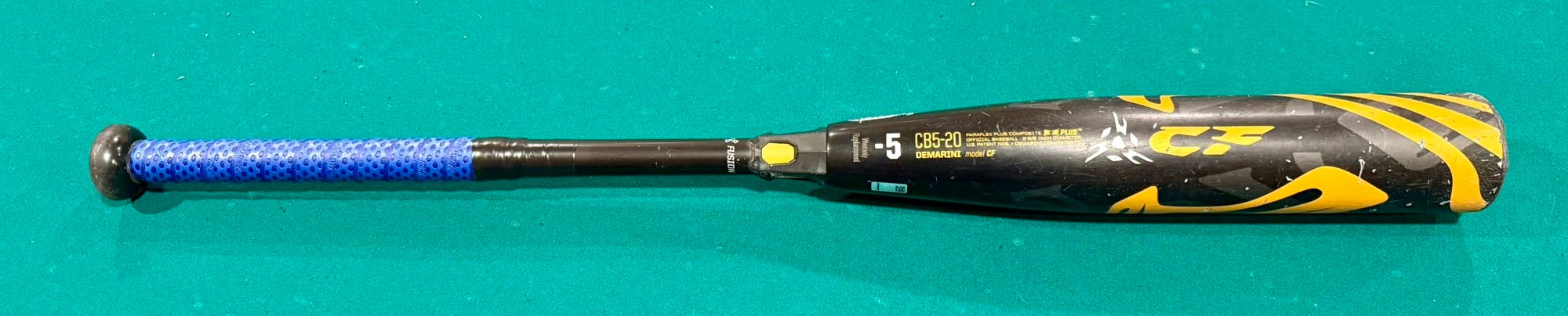 DeMarini CF CB5-20 (-5) 31/26 USSSA 1.15 Composite Baseball Bat 2 5/8”