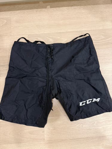 Black XL CCM Pro Pant Shell Pro Stock (Used)