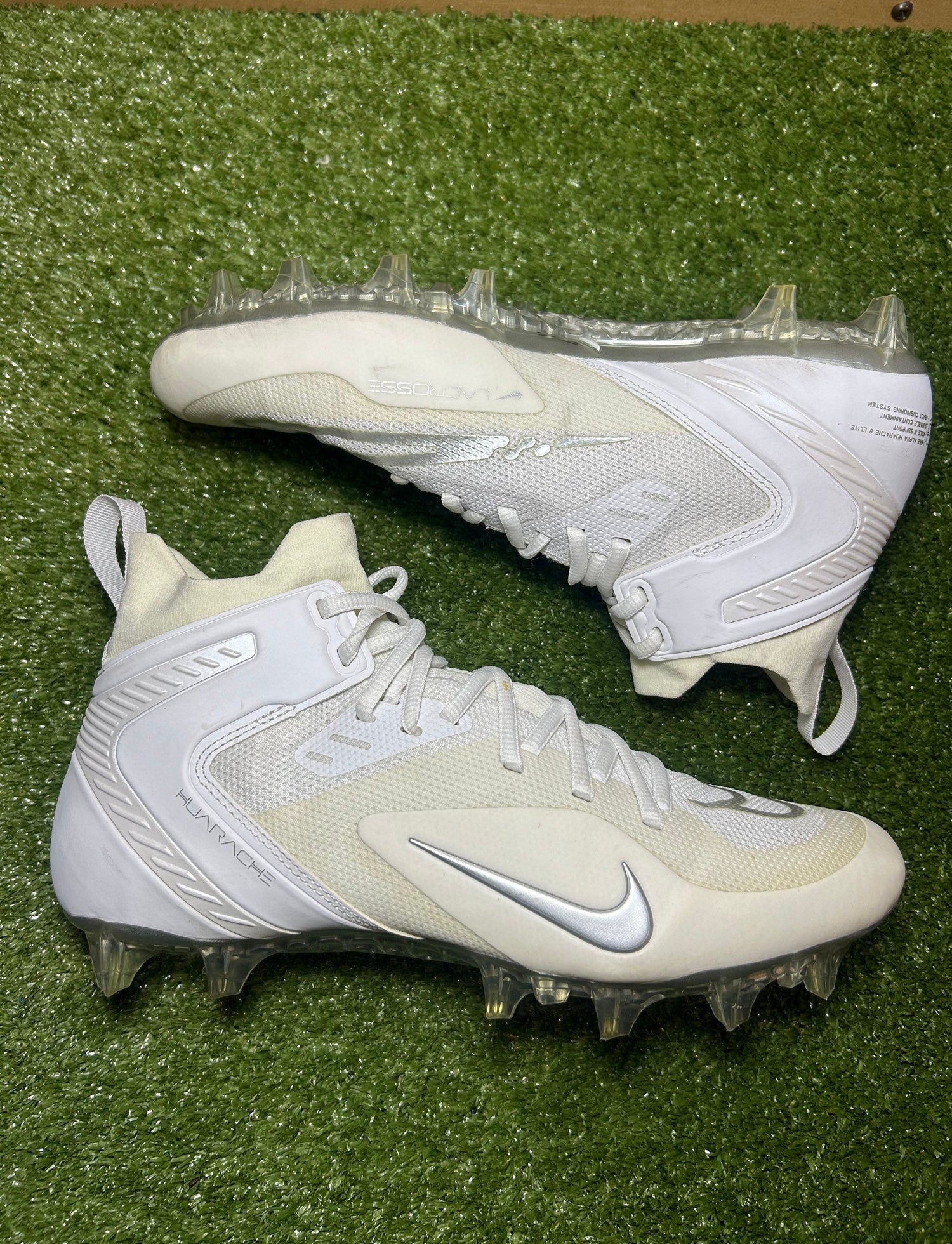 nike huarache white lacrosse cleats