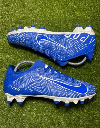 Size 9 Nike Vapor Untouchable pro 3 Speed Football Lacrosse Cleats royal blue