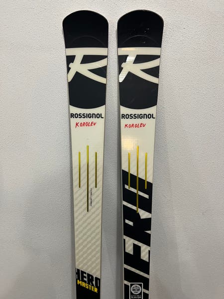 185cm Rossignol Hero Master GS Skis with bindings | SidelineSwap
