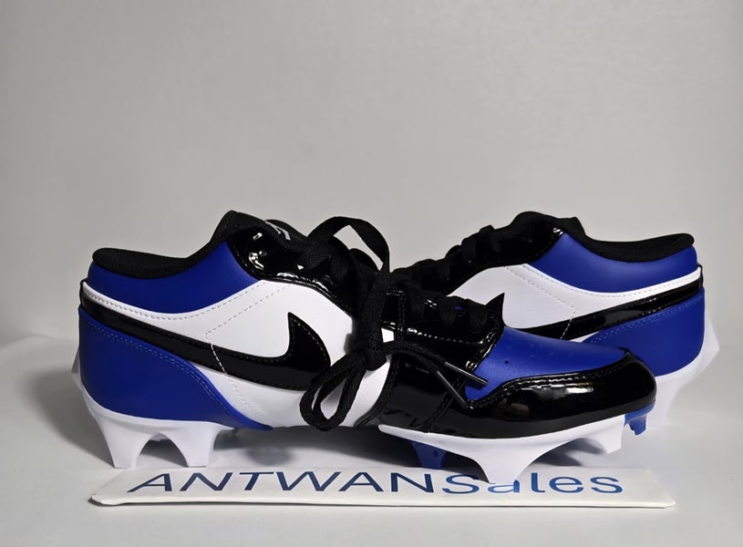 Nike Air Jordan 1 Low TD Football Cleats Royal/Black Men display picture 1