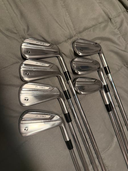 Set De Fers TaylorMade P-790 2019 Gaucher 6-PW,AW - Graphite Stiff +1/2" - Occasion