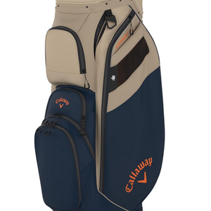 NEW Callaway Golf 2026 Org 14 Tan/Marine/Orange Cart Golf Bag