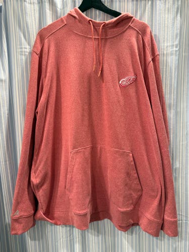 Detroit Red Wings Heather Red Pullover Hoodie Women’s Size 3XL
