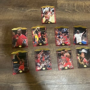 “A cut Above” Micheal Jordan 1990-1980s sports trading cards. FULL SET