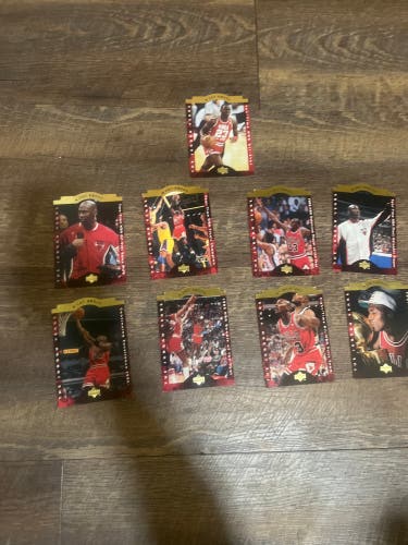 “A cut Above” Micheal Jordan 1990-1980s sports trading cards. FULL SET