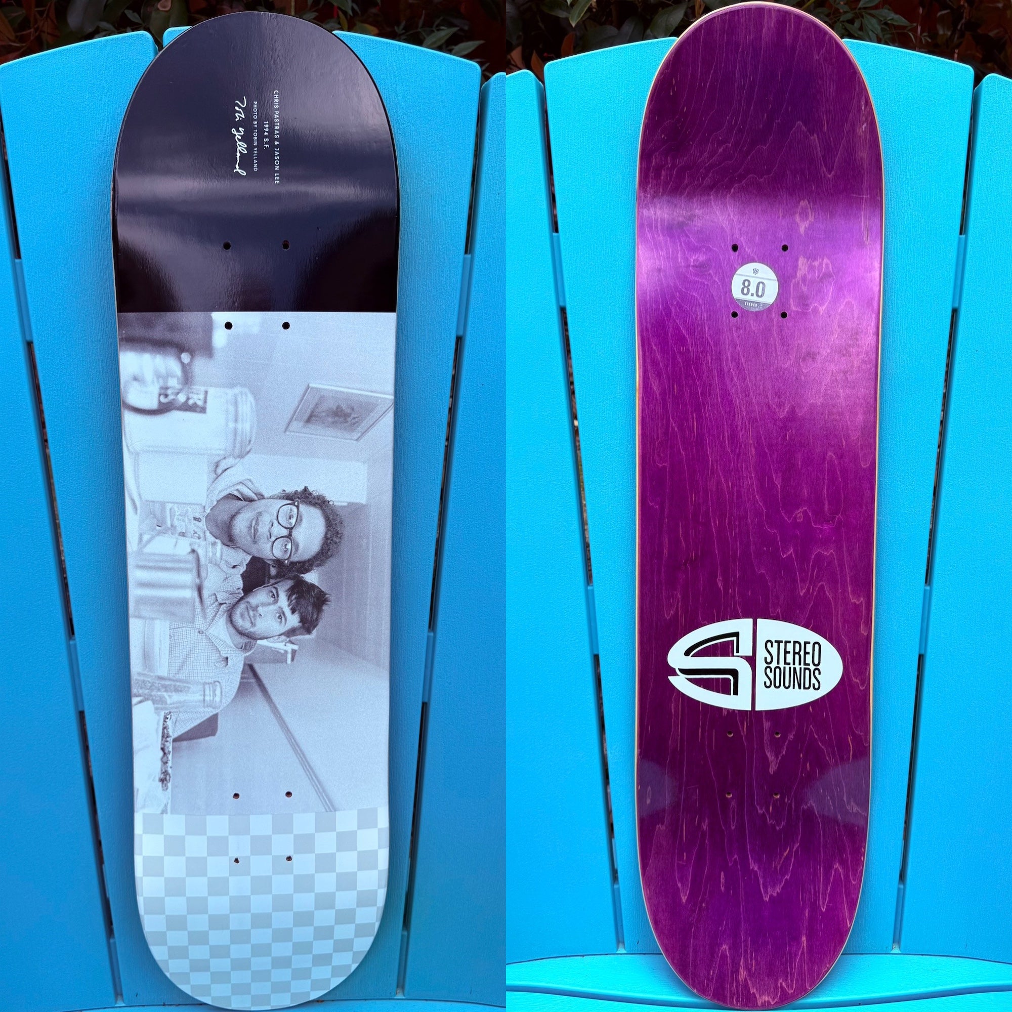 Stereo Skateboards Jason Lee & Chris Pastras Heritage Skateboard