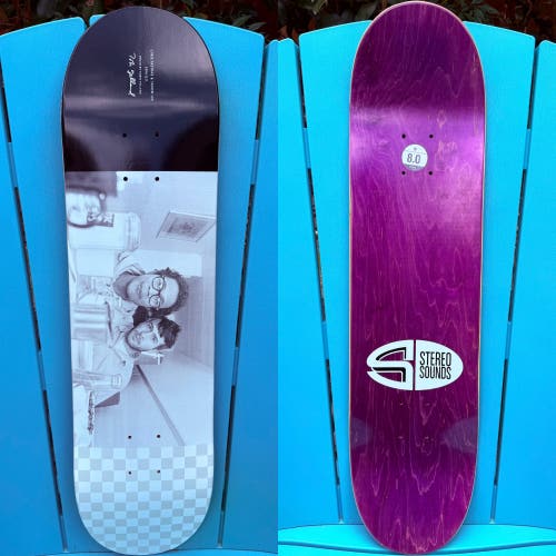 Stereo Skateboards Jason Lee & Chris Pastras Heritage Skateboard Deck 8.0” (NEW)