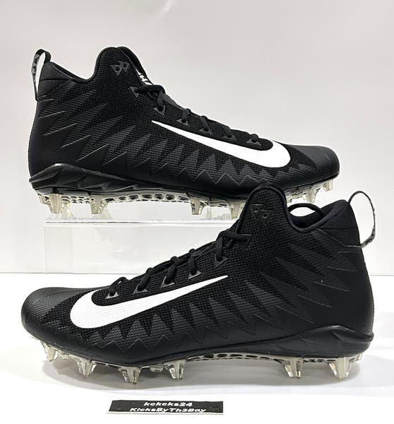 Size 15 Wide Nike Alpha Menace Pro TD Football Cleats Black 