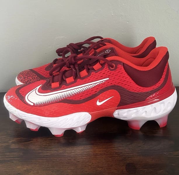 Nike Alpha Huarache Elite 4 MCS Baseball Cleats Red Mens  display picture 3