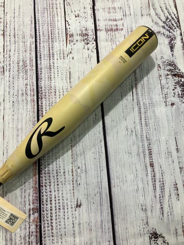 2025 Rawlings Icon Composite Bat USABat Certified (-8) Composite 23 oz 31" (Used)