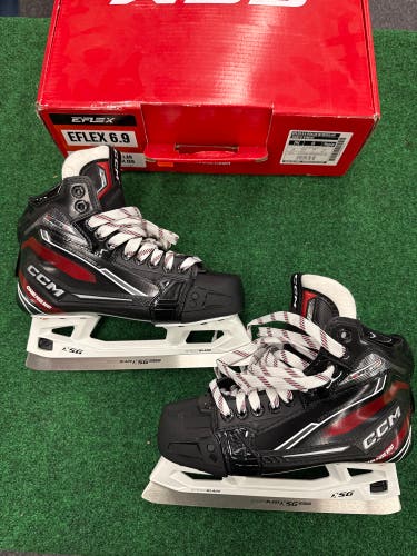 Intermediate CCM Extreme Flex E6.9 Hockey Goalie Skates Regular Width 6 (New)