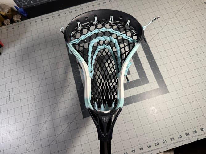 Warrior Evo 4 HS "Diamond Dunk" Dyejob Fresh Stringing Head (Used)