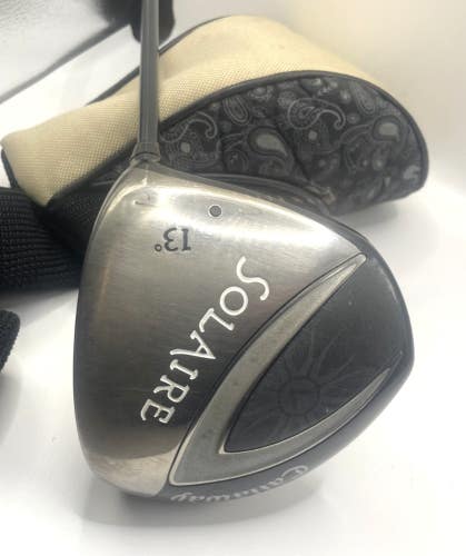Ladies Callaway SOLAIRE Golf Driver Lightweight Graphite Women's Flex w/HC