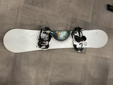 Used Burton CLASH W/RIDE EX BINDINGS Mens Board/Bindings Black 151 cm 11614-S000228671