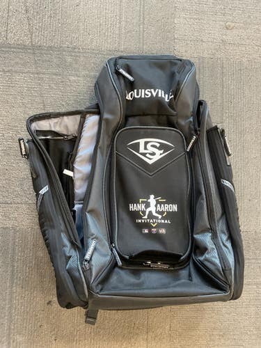 Used Louisville Slugger BACKPACK BB/SB Player Backpack Black 11614-S000230278