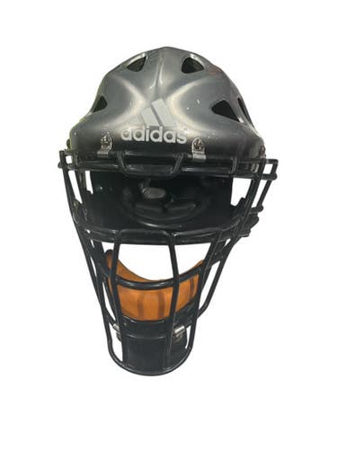 Used Adidas HELMET Catchers Mask Grey 11847-S000032761