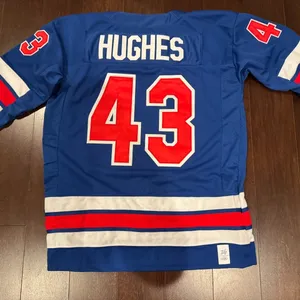 Quinn Hughes Team USA 2026 Olympics Hockey Stitched Jersey – Medium