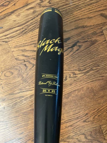 2023 Easton Black Magic Alloy USSSA Certified Bat (-10) 21 oz 31" (Used)