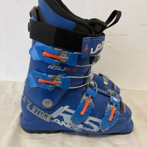 Mondo Size 22.5 U.S. Size 4.5 Lange RSJ65 Downhill Ski Boots. Blue