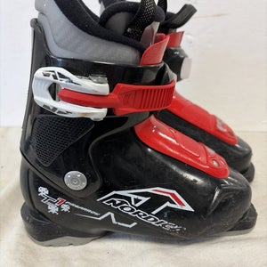 Mondo Size 19.5 U.S. Kids Size 13 Nordica Firearrow Team 1 Downhill Ski Boots.