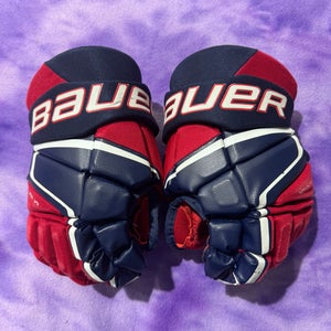 Blue Junior Bauer Vapor 3X Gloves 12" (Used)