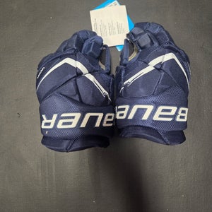 Bauer Vapor Flypro Gloves Junior 11" (New) navy/white