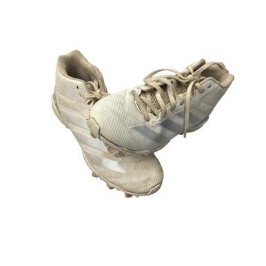 Used Adidas ADIDAS ADZERO BASEBALL CLEATS BB/SB Cleats White Junior 04.5 11760-S000087597