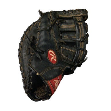 Used Rawlings RFBRB BB/SB First Base LH Throw Black 12 1/2" 11760-S000087549