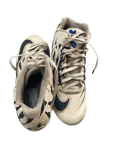Used Nike ALPHA LAX Cleats Mens White Senior 11 11760-S000087512