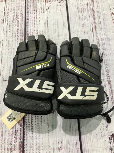 Gray STX Stallion 200 Lacrosse Gloves (Used)